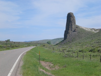 From Toponas, we passed by this finger rock.